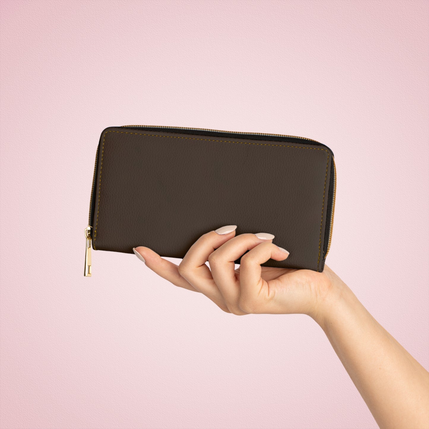 Leather Zipper Wallet – Travel Wallet