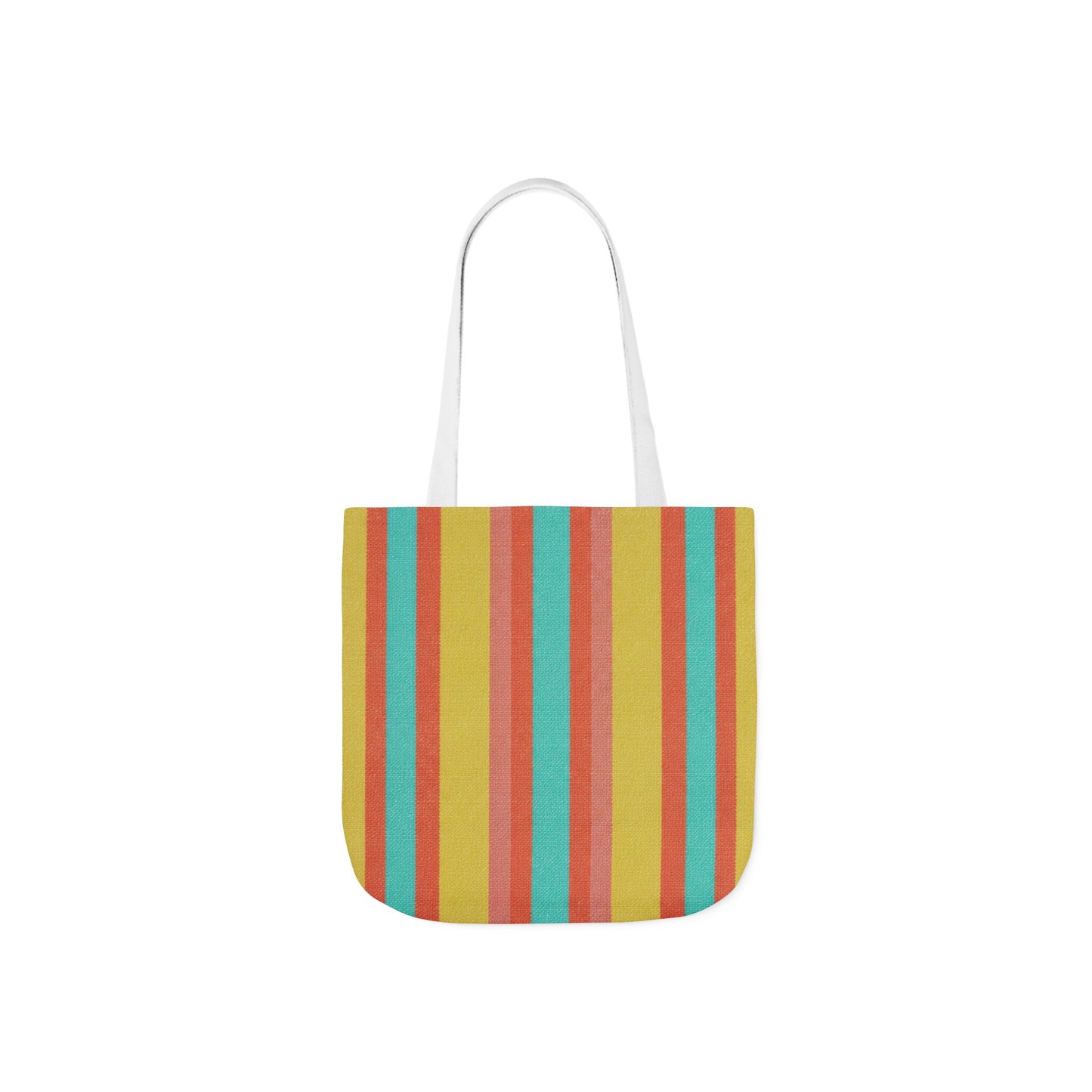Striped Canvas Tote — Cute Market Bag