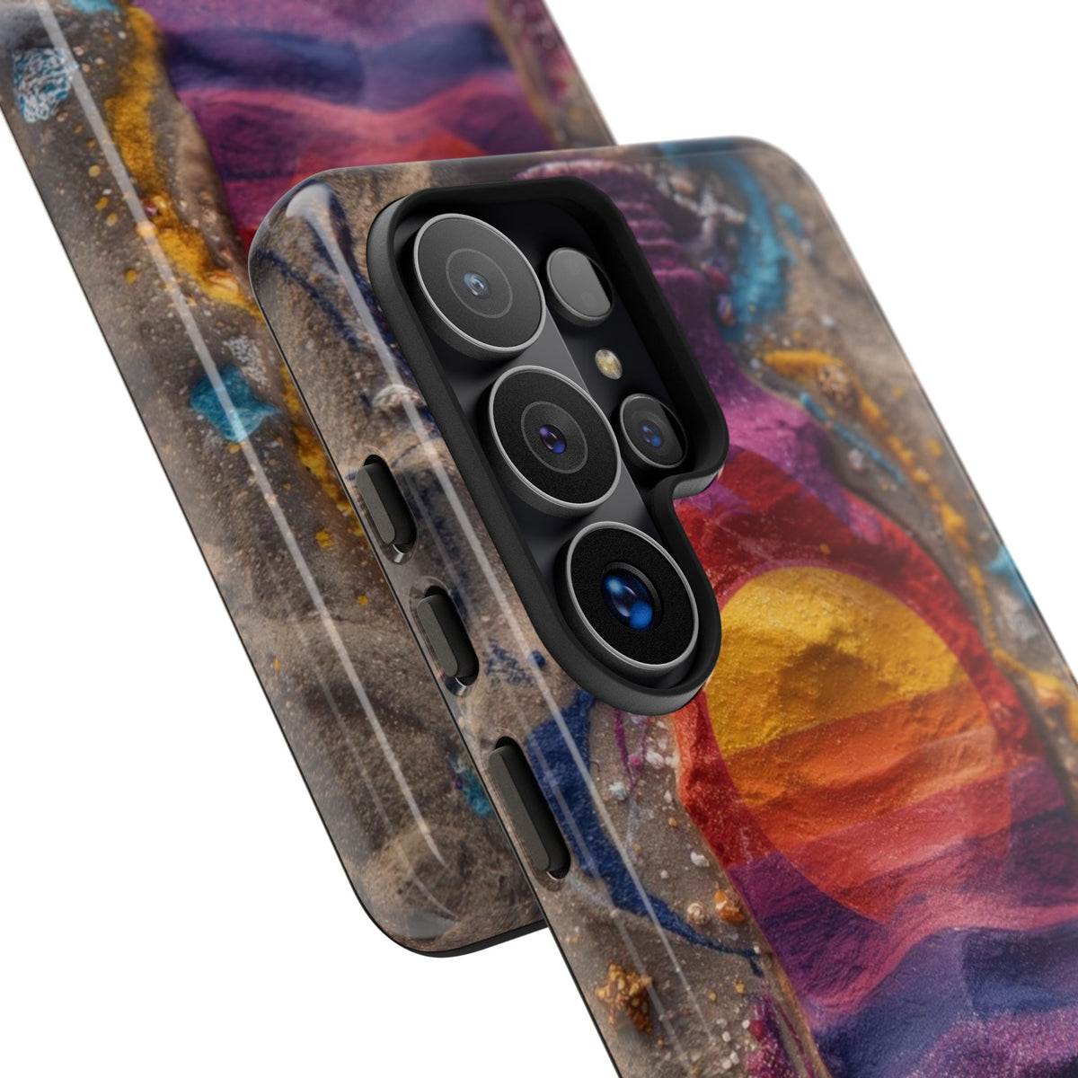 Phone Case — Colorful Sand Art Sunset Tough Protective Case