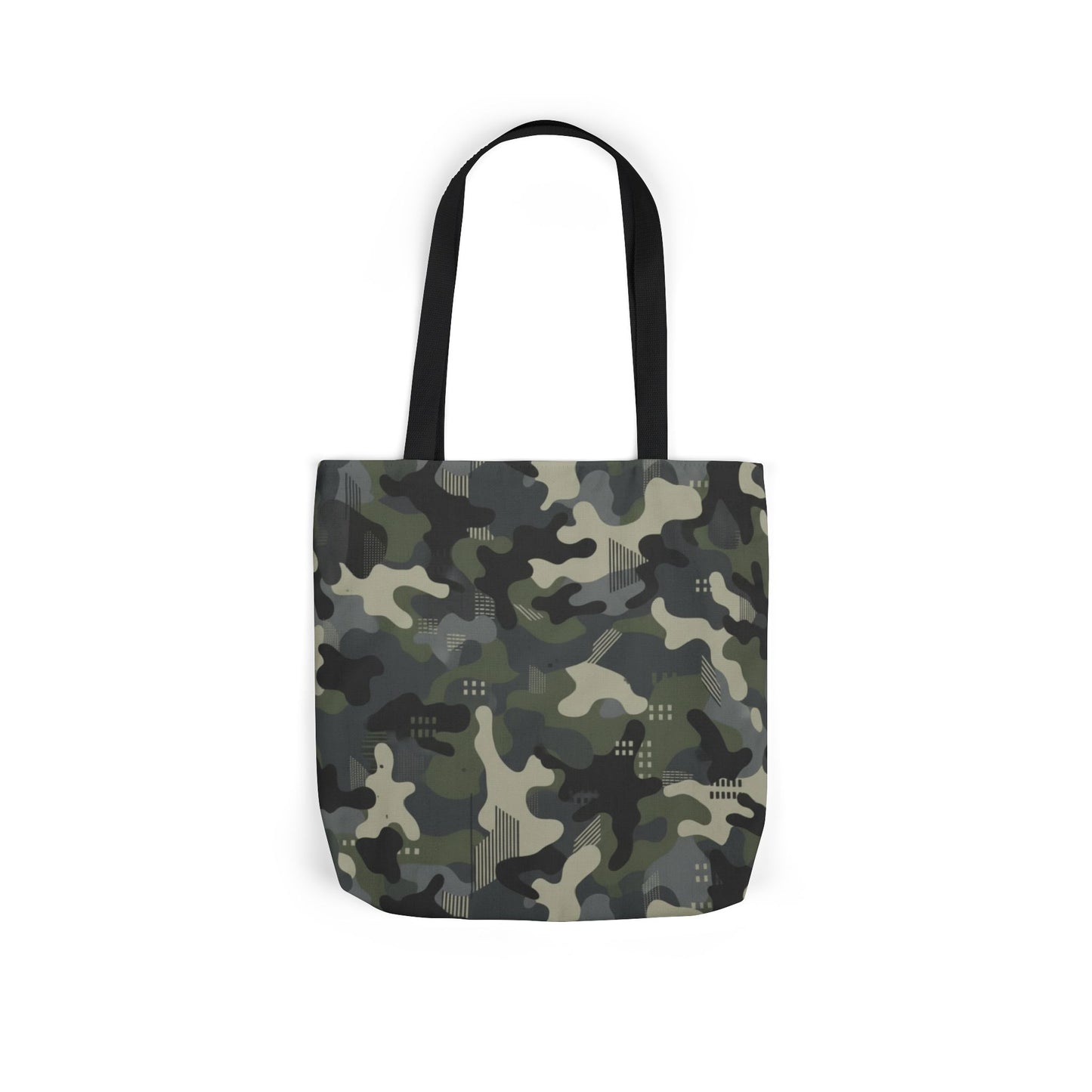 Camo Canvas Tote Bag – Military Green Camouflage Shoulder Tote