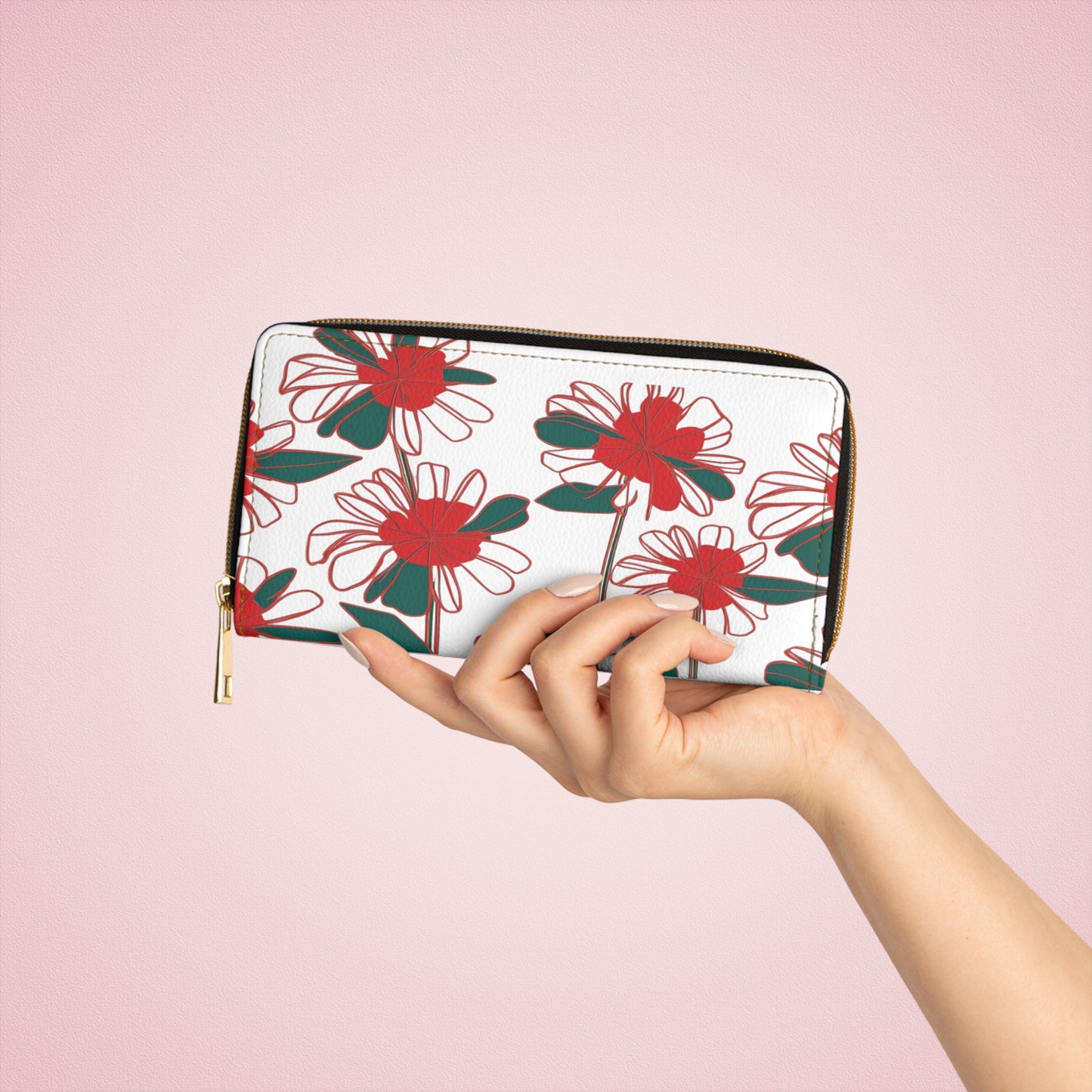 Women's Floral Wallet - Stylish Summer Travel Accessory for Everyday Use