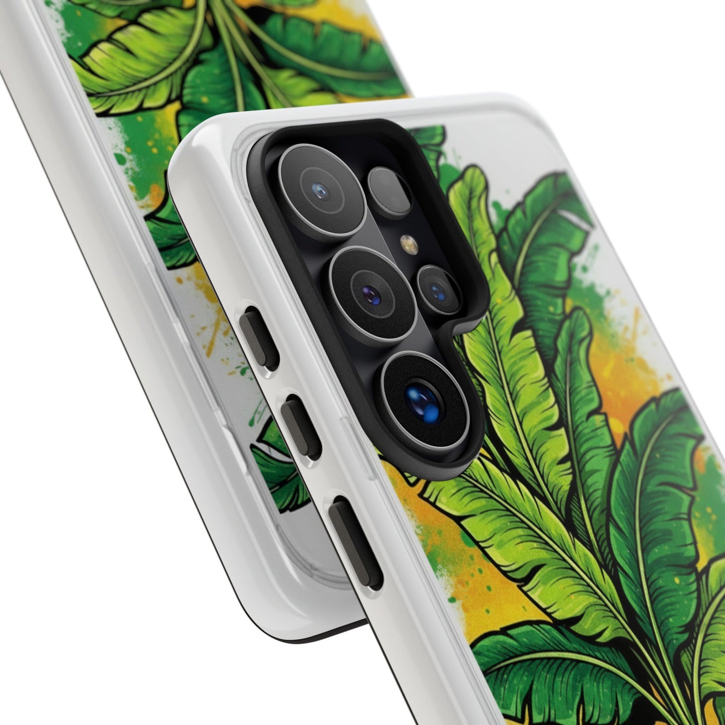 Tropical Banana Leaf Phone Case — Vibrant Green Plant Protector