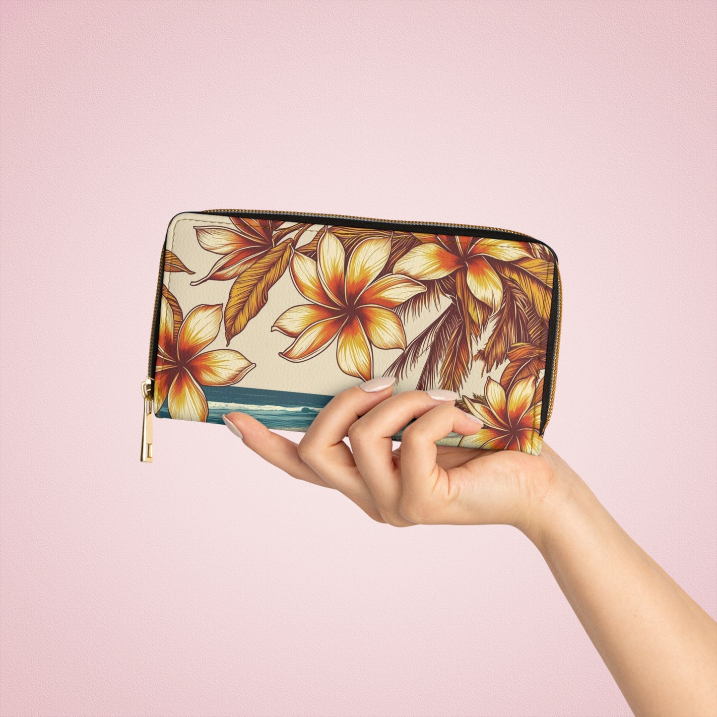 Women's Tropical Wallet - Coastal Palms Vegan Wallet