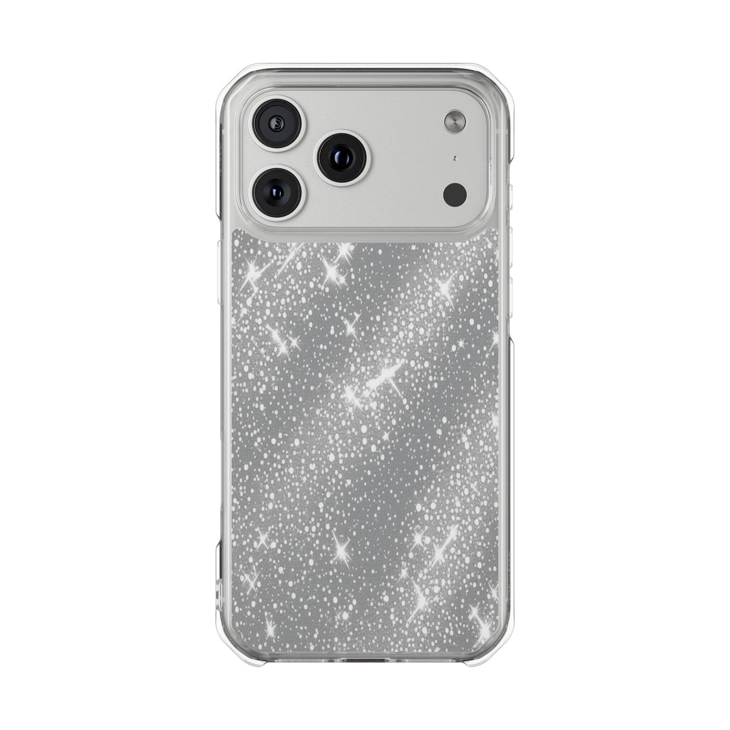 Clear Glitter Magnetic Phone Case — Sparkle Impact Protection