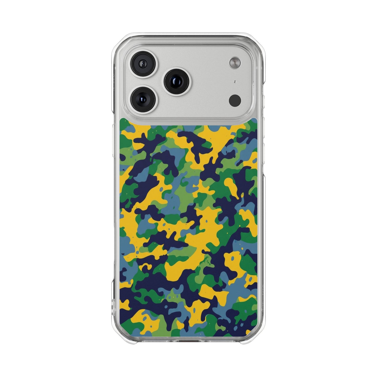 Camouflage Magnetic Clear Impact Phone Case