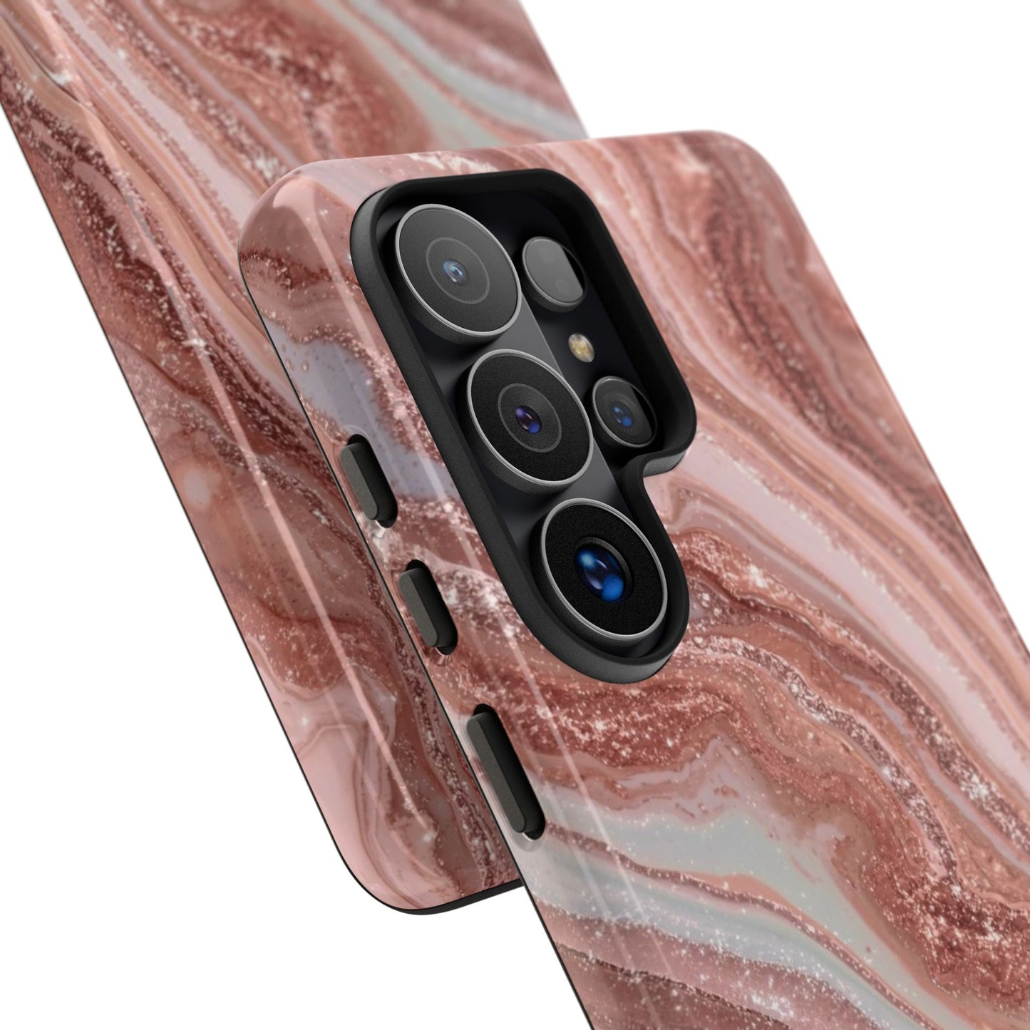 Rose Gold Marble Tough Phone Case