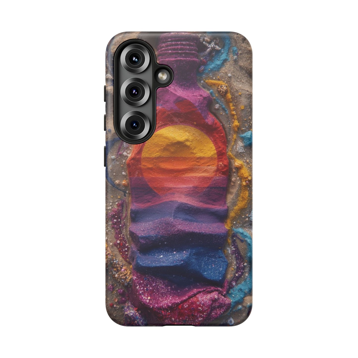 Phone Case — Colorful Sand Art Sunset Tough Protective Case
