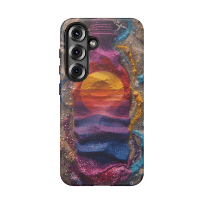 Phone Case — Colorful Sand Art Sunset Tough Protective Case