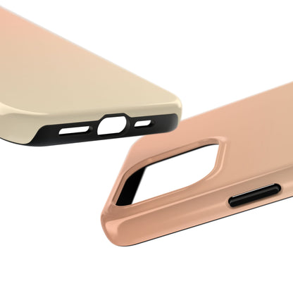 Gradient Tough Phone Case — Peach Ombre Protective Cover