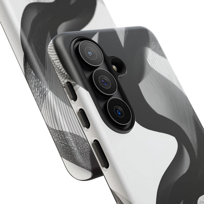 Phone Case — Monochrome Abstract Protective Cover