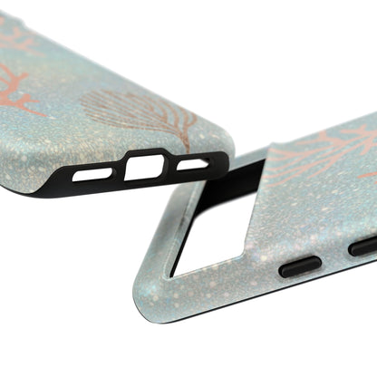 Seafoam Sparkle Phone Case – Coral & Seashell Tough Case