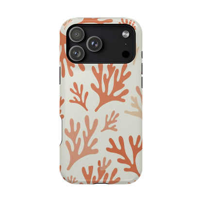 Coral Reef Magnetic Impact Phone Case — Protective MagSafe-Compatible Design