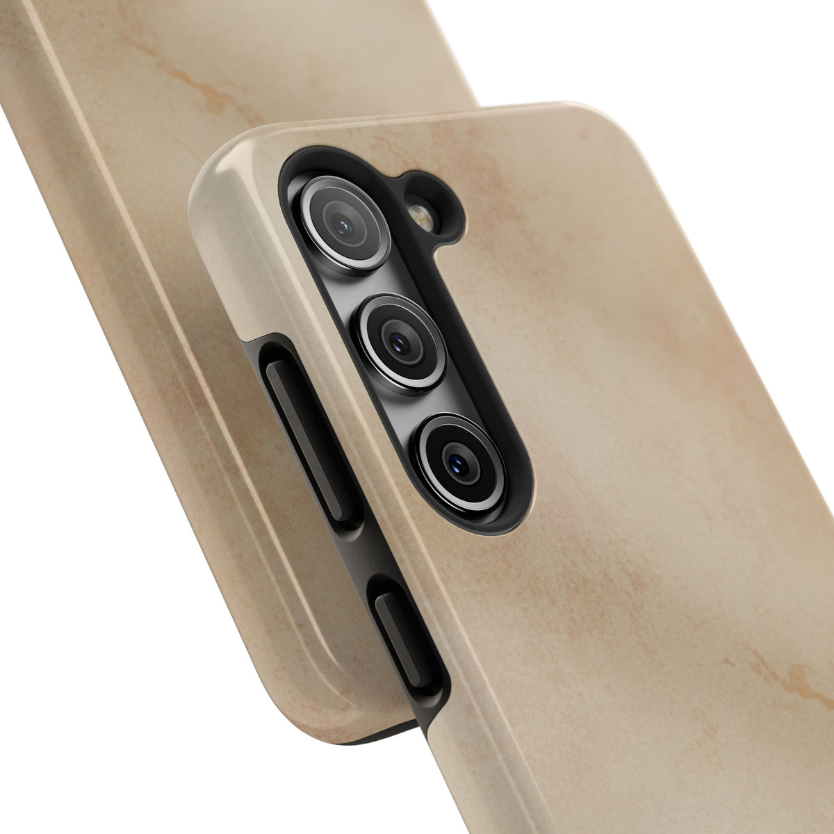 Tough Phone Case — Vintage Beige Marble Protective Phone Cover