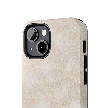Marble Texture Tough Phone Case — Sandstone Protective Phone Cover