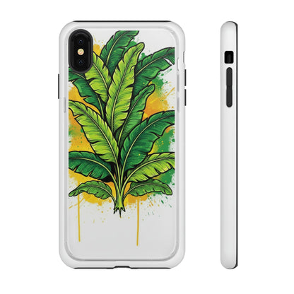 Tropical Banana Leaf Phone Case — Vibrant Green Plant Protector
