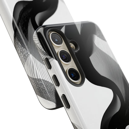 Phone Case — Monochrome Abstract Protective Cover