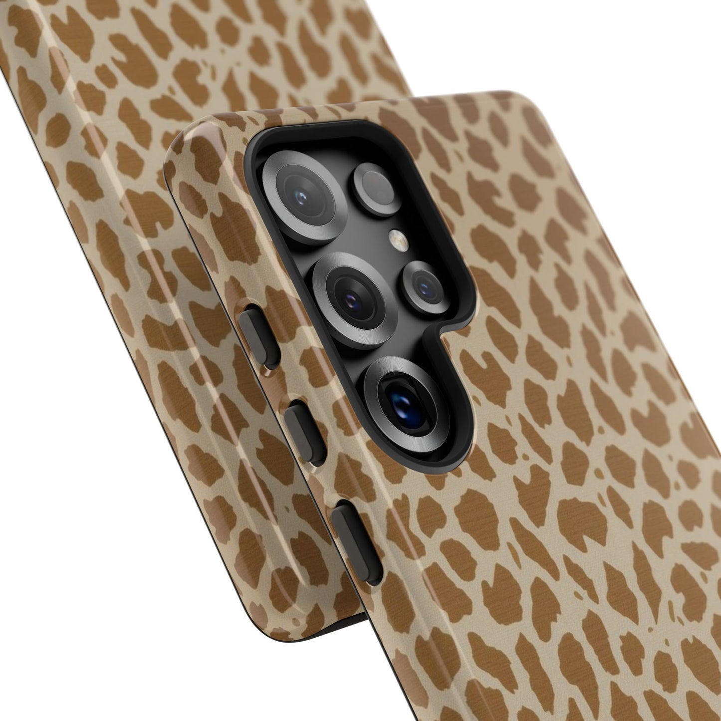 Leopard Print Tough Phone Case — Slim Protective Animal Pattern