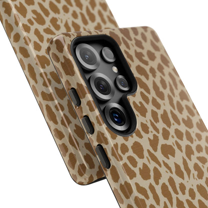 Leopard Print Tough Phone Case — Slim Protective Animal Pattern