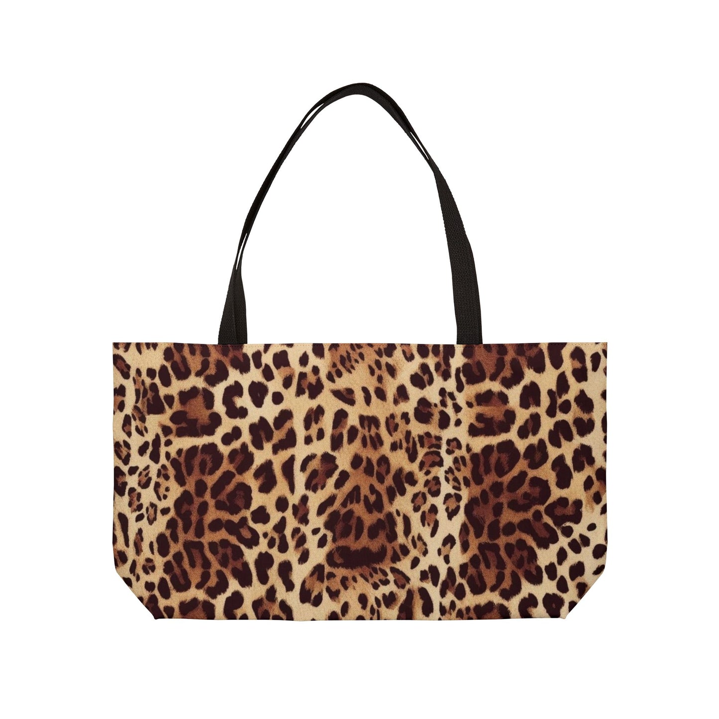 Chic Leopard Print Weekender Tote Bag, Stylish Carry-All Bag for Travel, Beach, Gym, Shopping, Weekend Getaway Essentials