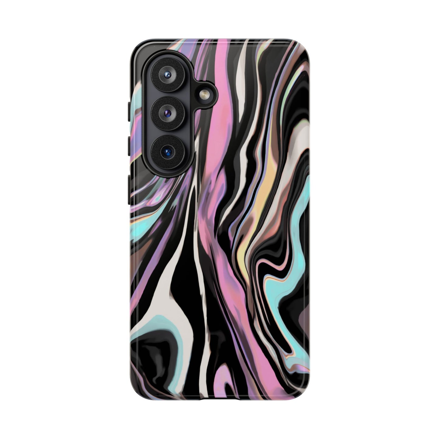 Abstract Marble Tough Phone Case — Pastel Swirl Protective Cover