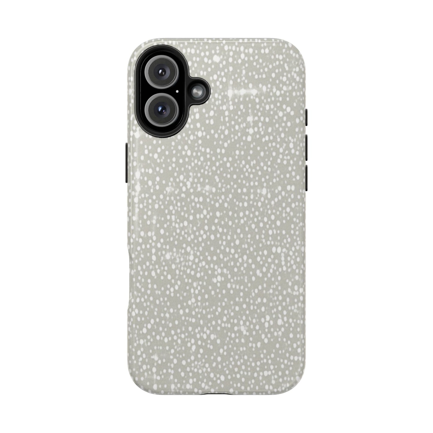 Speckled Gray Tough Phone Case — Protective Shockproof iPhone Cover