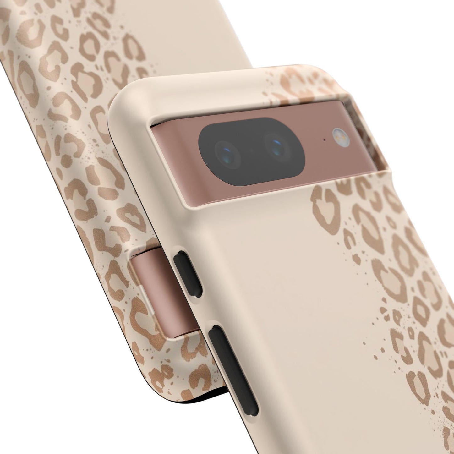 Phone Case – Beige Leopard Print Protective Cover