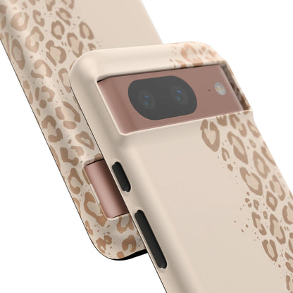 Phone Case – Beige Leopard Print Protective Cover