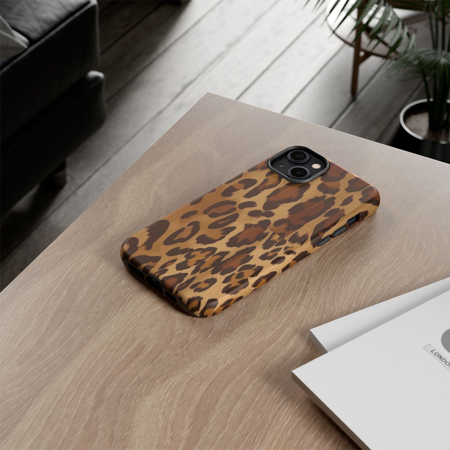 Leopard Print Tough Phone Case