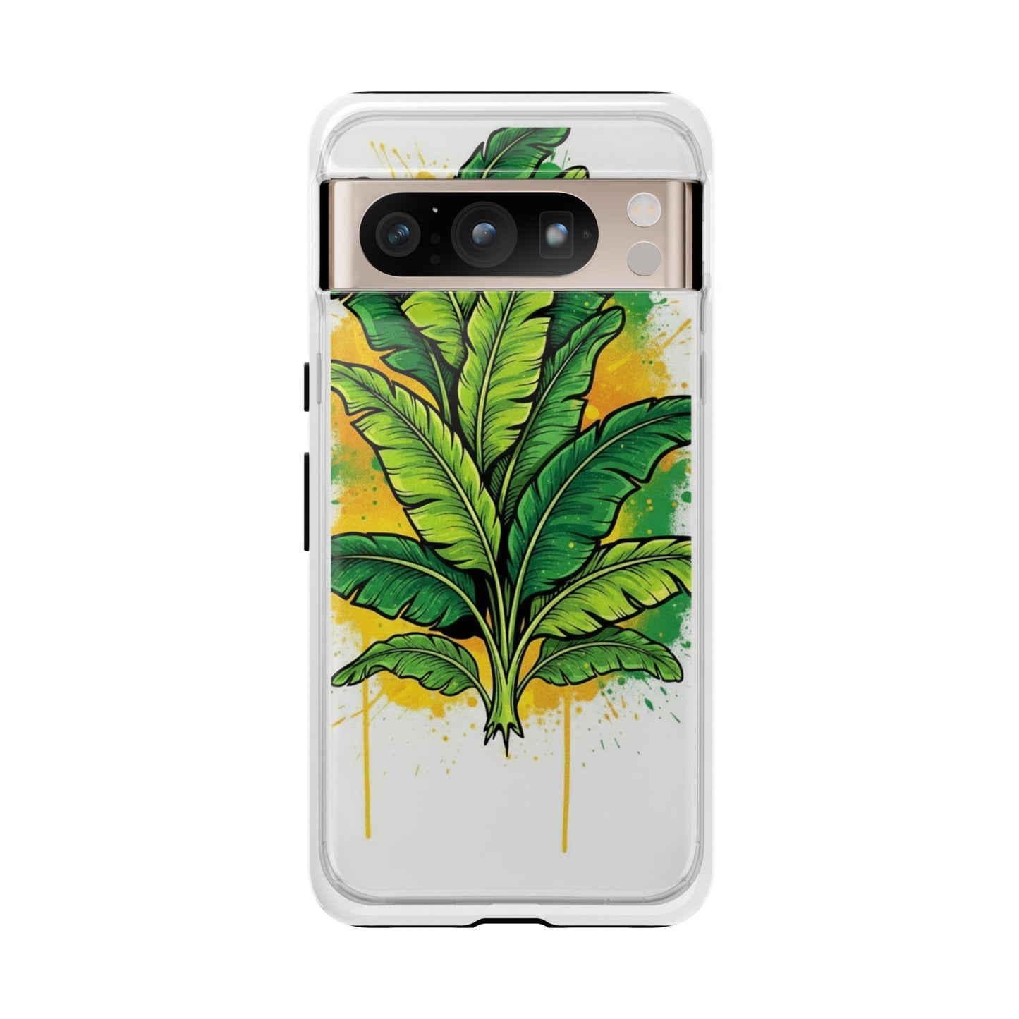 Tropical Banana Leaf Phone Case — Vibrant Green Plant Protector