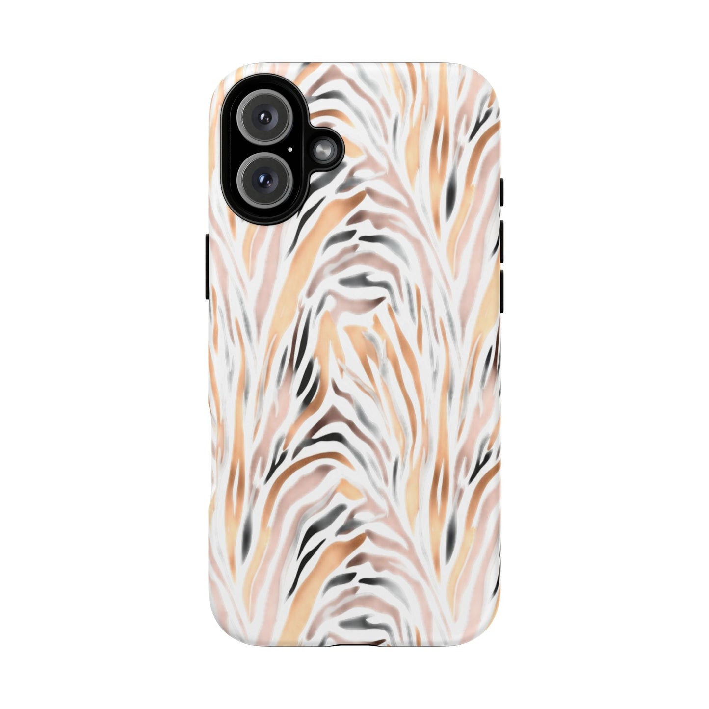 Tough Case — Neutral Watercolor Tiger Stripe Phone Case