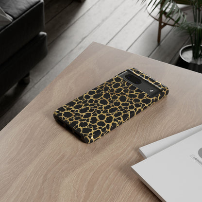 Giraffe Print Tough Phone Case — Durable Leopard-Style Protective Cover