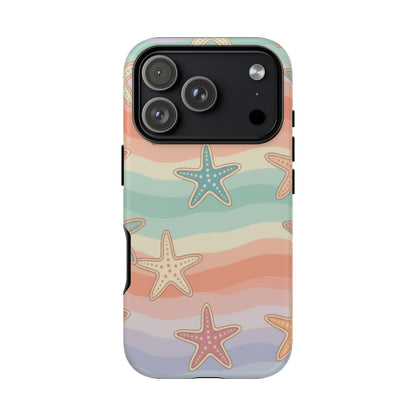 Starfish Wave Tough Phone Case — Pastel Beach Protective Cover
