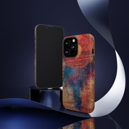 Retro Sunset Tough Phone Case