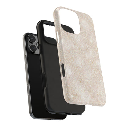 Marble Texture Tough Phone Case — Sandstone Protective Phone Cover