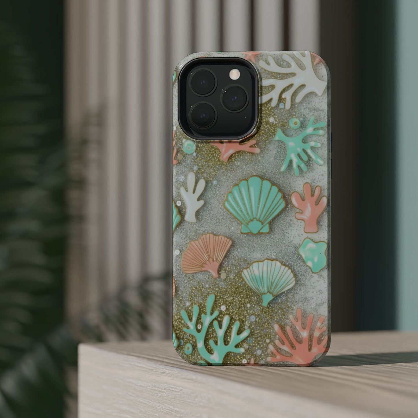 Seashell Coral Magnetic Impact Phone Case