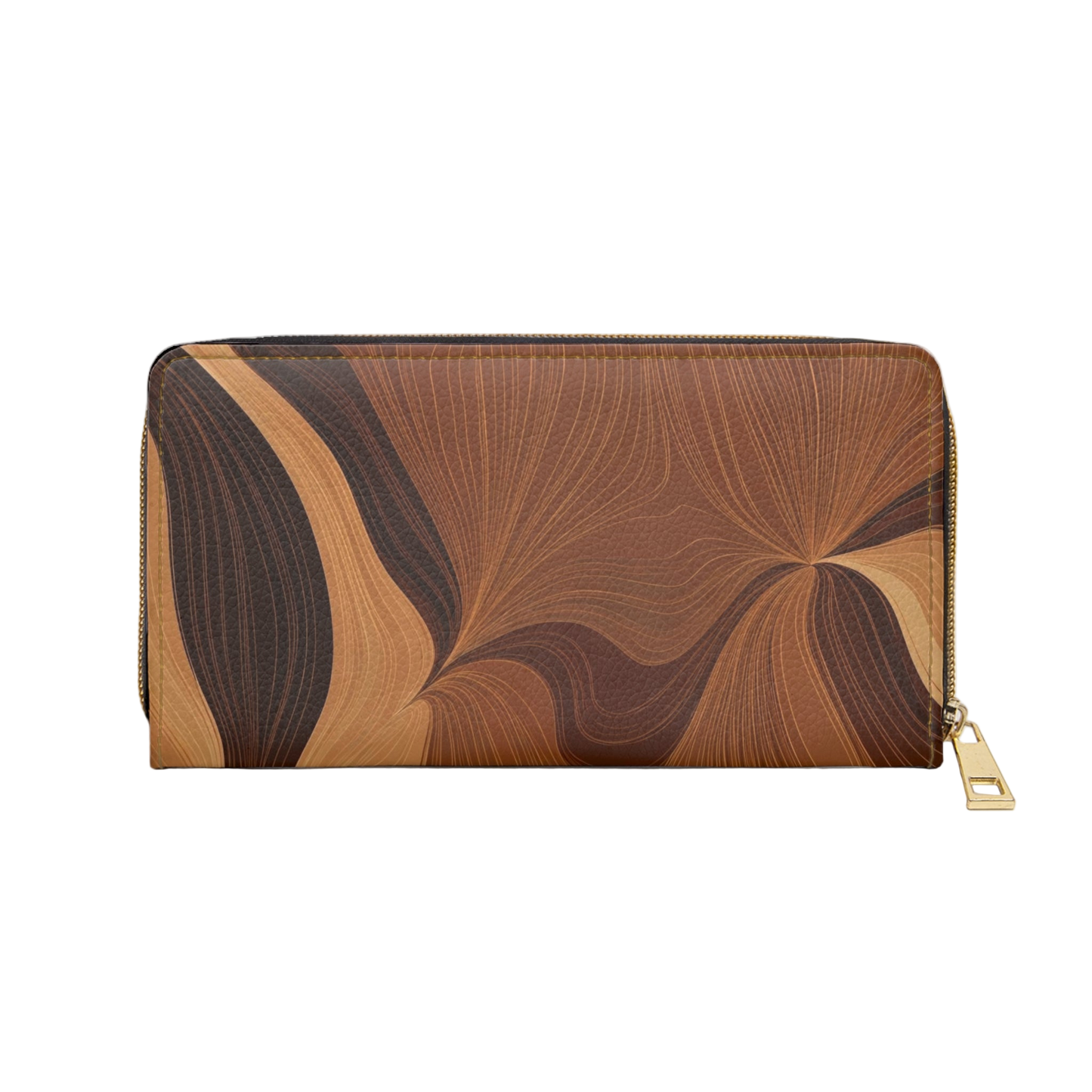 Women's Abstract Autumn Wallet - Vegan Abstract Foliage