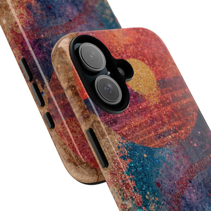 Retro Sunset Tough Phone Case