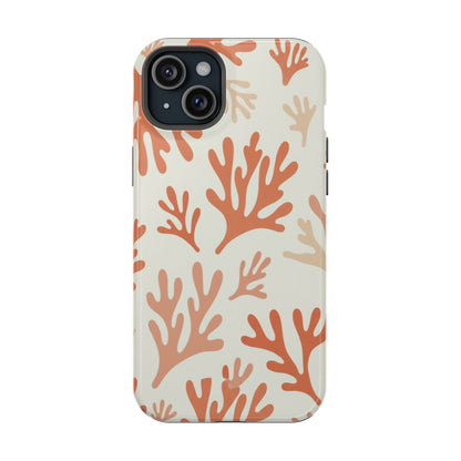 Coral Reef Magnetic Impact Phone Case — Protective MagSafe-Compatible Design