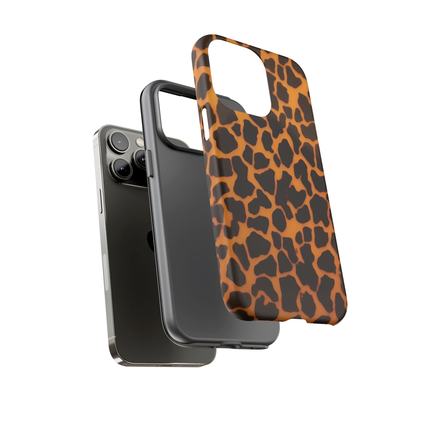 Leopard Print Tough Phone Case — Slim Protective iPhone Cover