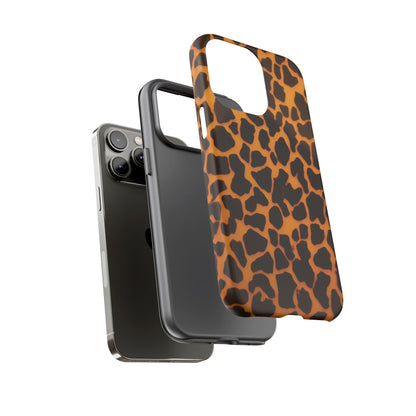 Leopard Print Tough Phone Case — Slim Protective iPhone Cover