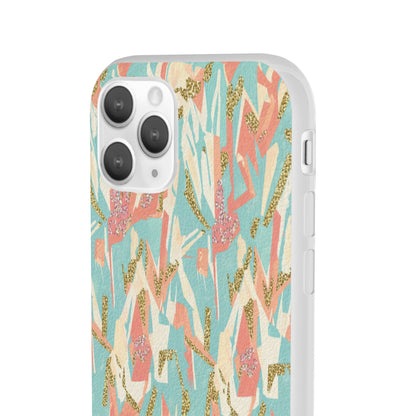 Pastel Abstract Floral Phone Case - Flexi Case