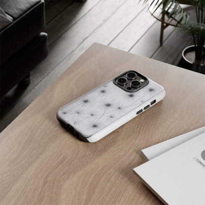 Tough Case — Black & White Floral Tough Phone Case