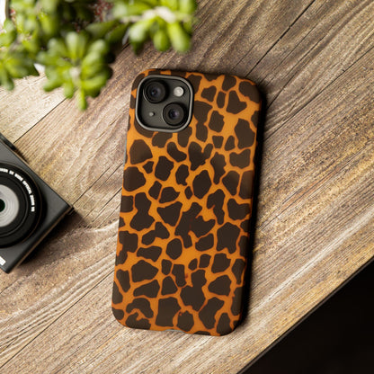Leopard Print Tough Phone Case — Slim Protective iPhone Cover