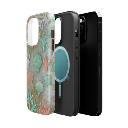 Seashell Coral Magnetic Impact Phone Case