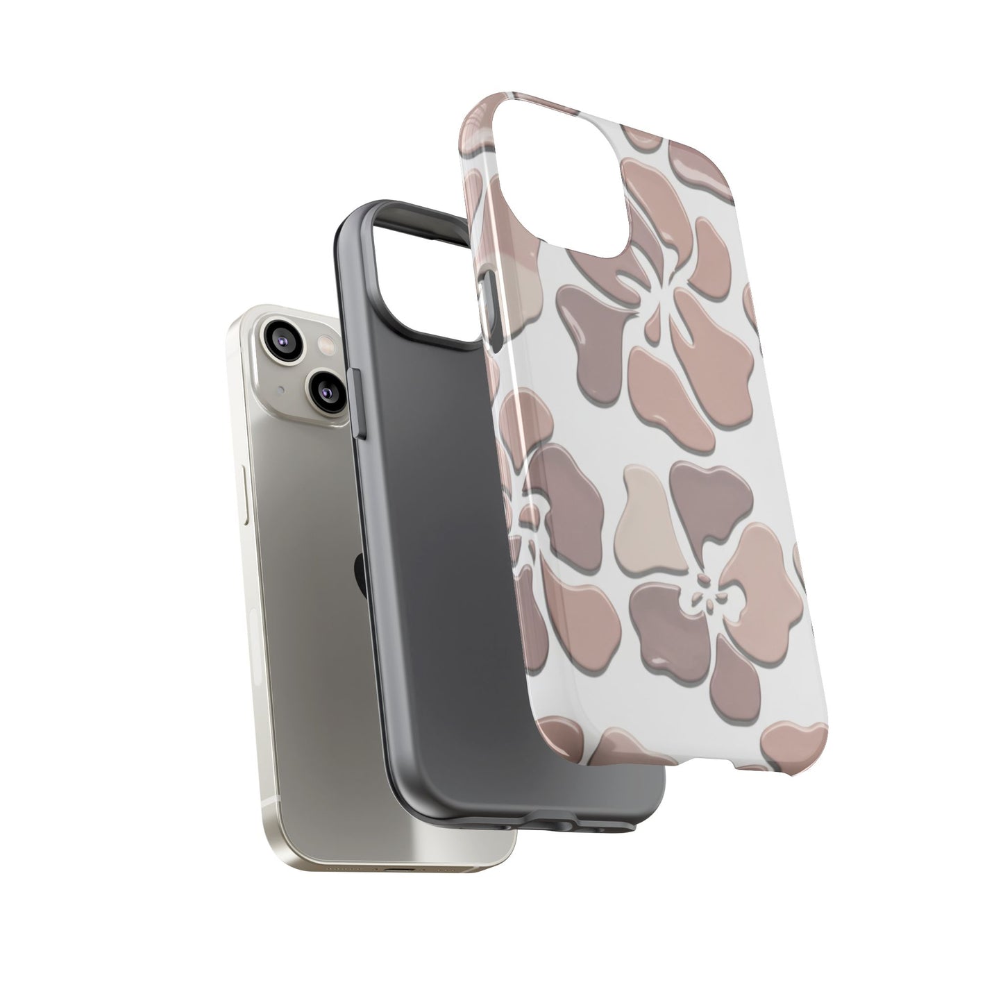 Tough Cases — Neutral Floral Tough Phone Case