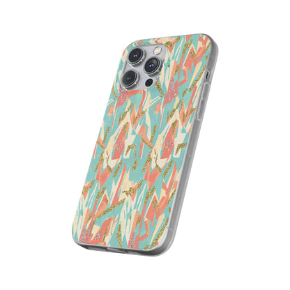 Pastel Abstract Floral Phone Case - Flexi Case