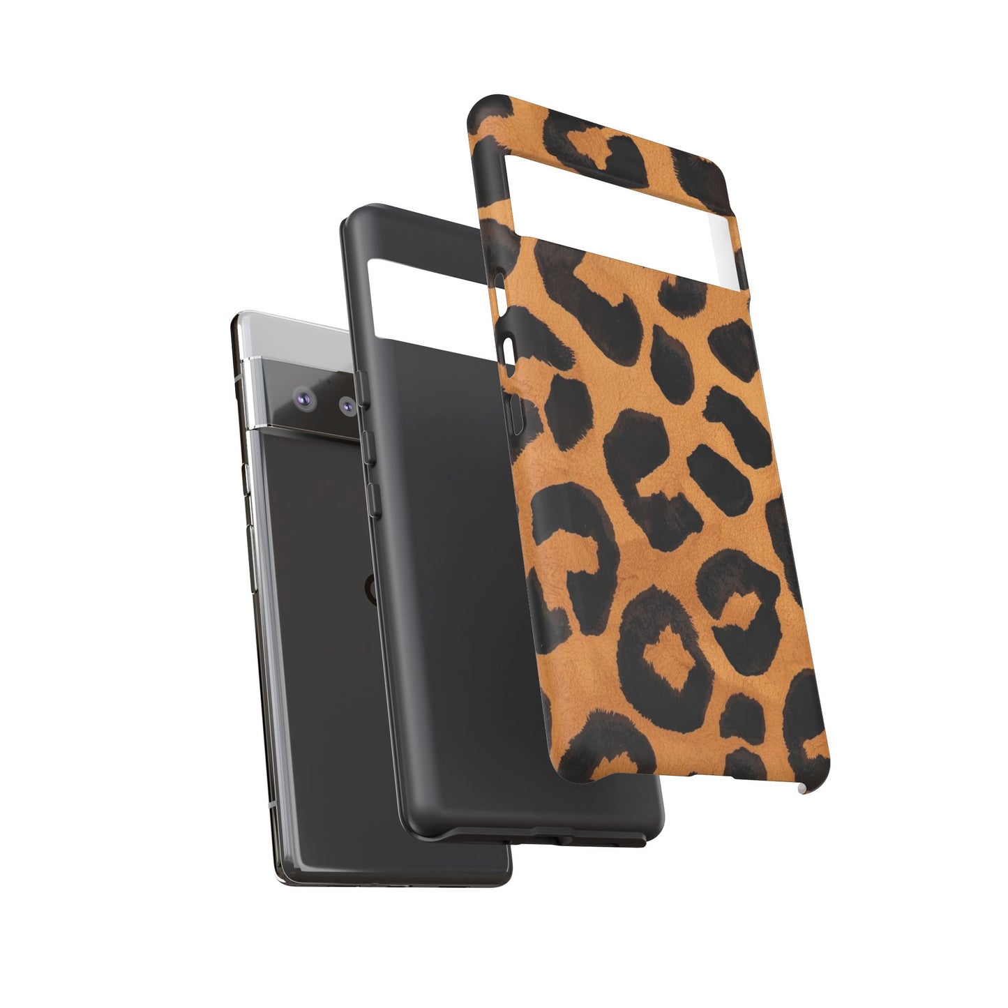 Leopard Print Tough Phone Case — Protective Animal Print iPhone Case