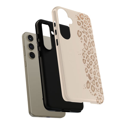 Phone Case – Beige Leopard Print Protective Cover