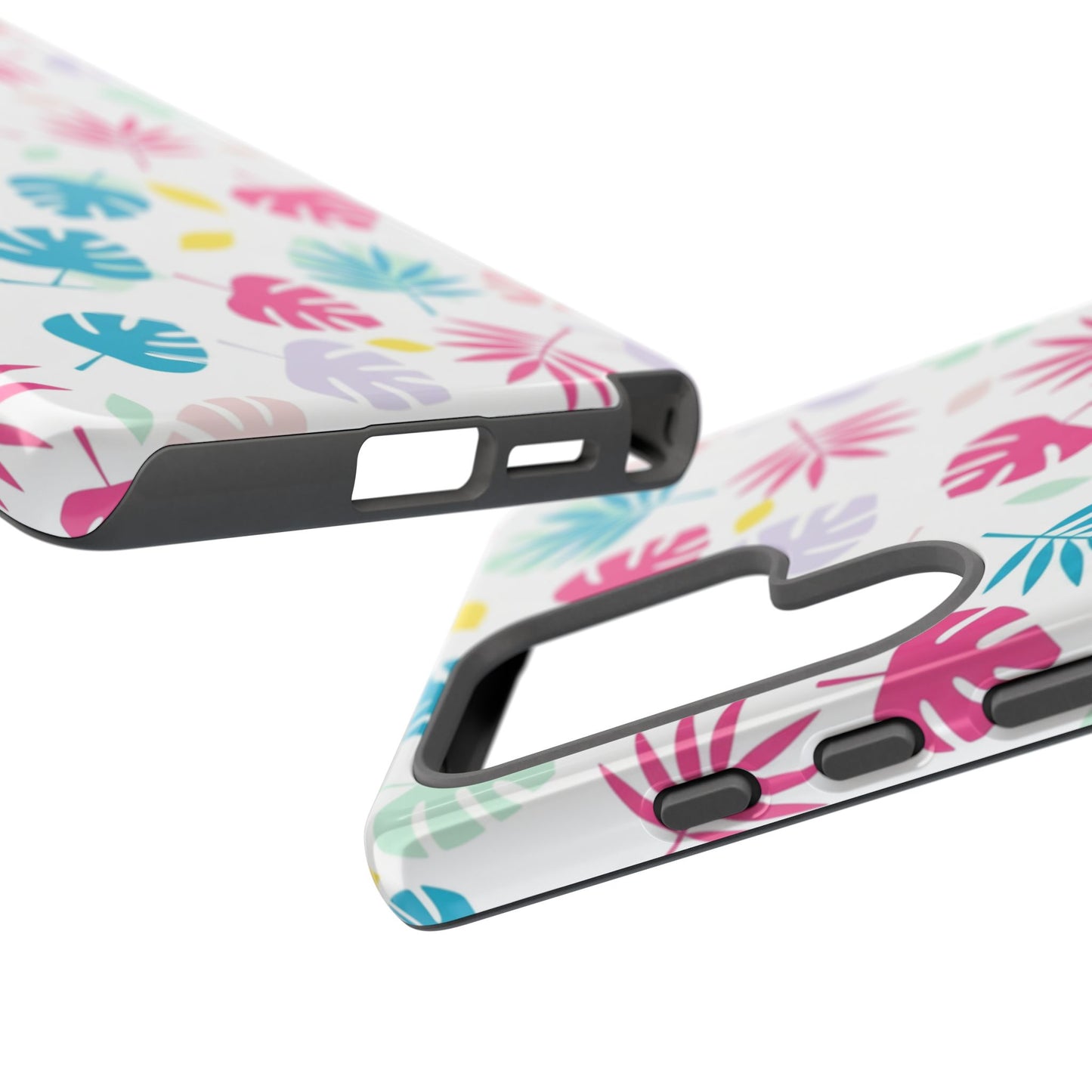 Tropical Leaf Phone Case — Colorful Pastel Monstera & Palm iPhone Case