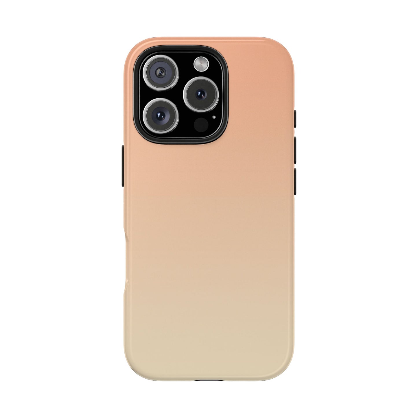 Gradient Tough Phone Case — Peach Ombre Protective Cover
